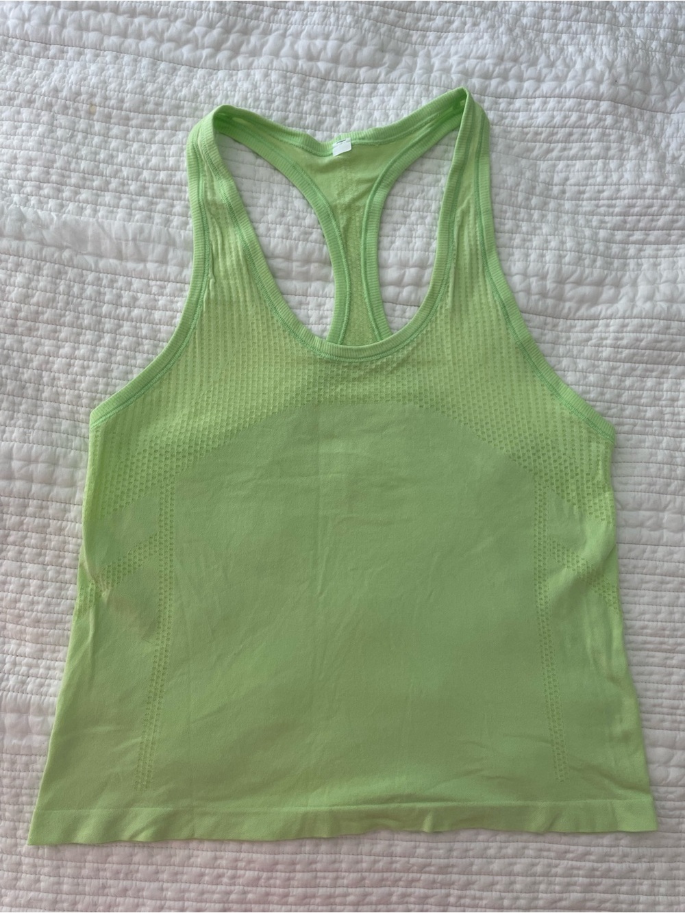 Alo Racerback Tank Top - Light Green